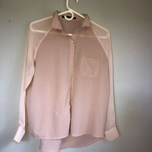 Thin long sleeve top